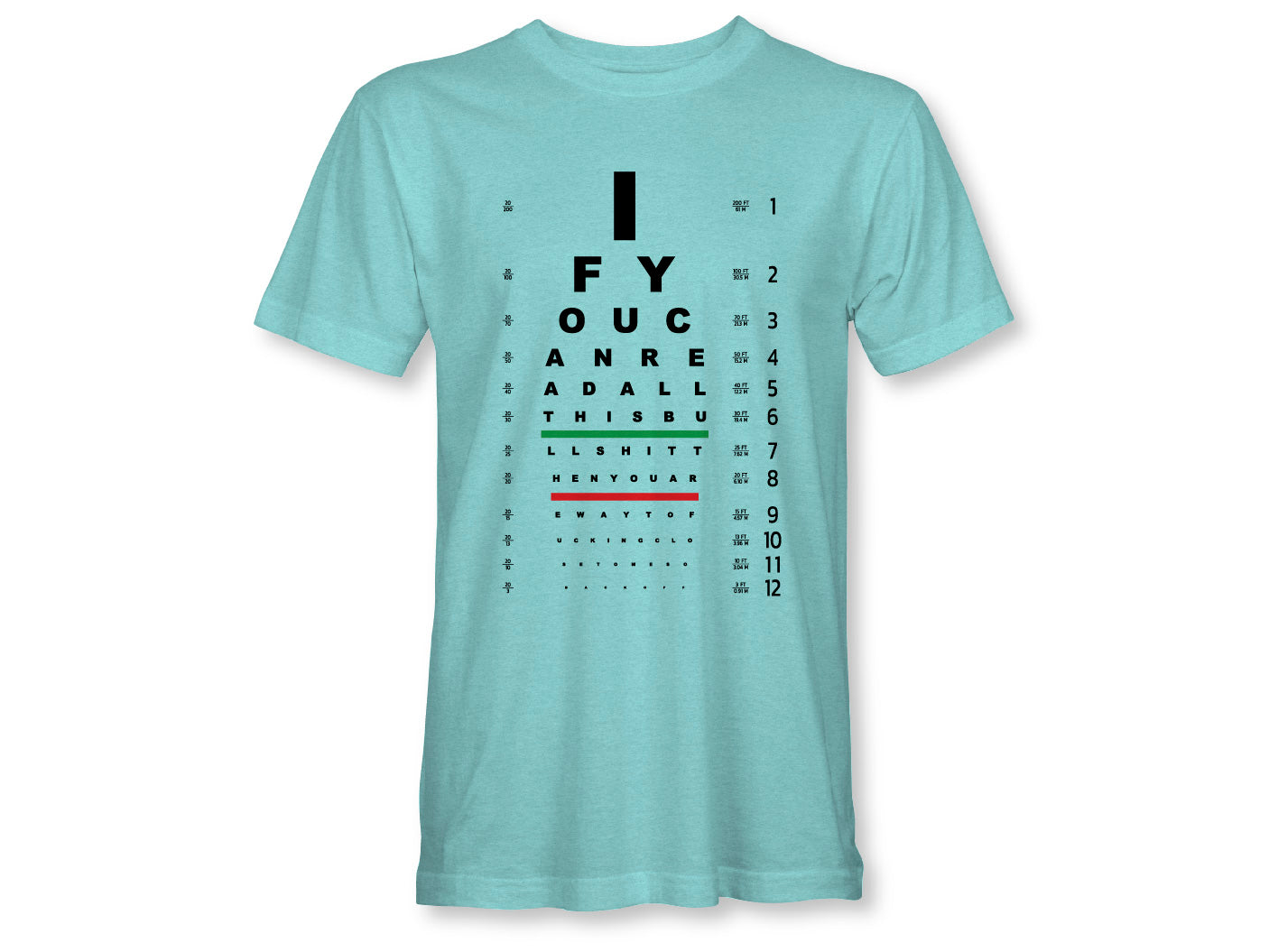 READING CHART Unisex