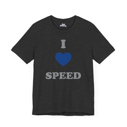 I LOVE Speed Blue Unisex